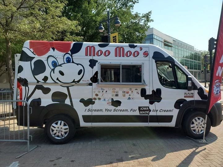 Moo Moo s Ice Cream Truck Ice Cream Truck Iowa Made Ice Cream